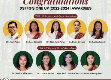 DSFFG congratulates its One UP awardees